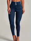 Women High Waisted Slim Fit Denim Pants
