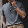 Soft and Breathable Maden Cotton Men's Henry T-Shirts for Summer Comfort