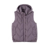 2024 Winter Women's Sleevsless Jacket Hooded Thick