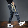 Pockets Desinger Loose fit Jeans Stretch Retro Streetwear Relaxed Tapered