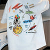 Astronaut 3D Printed Men's Loose and Fashionable Oversized