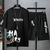 Set for Men T shirt Men's Summer Leisure Suit Trend Printing Short Sleeve T-shirt