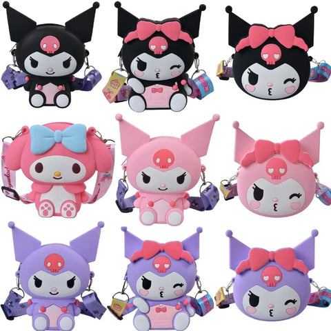 Hello Kitty Kawaii Silicone Purse: Cute & Compact Storage for Kids (Free Shipping!)