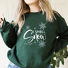I Smell Snow Sweatshirt Gilmore Gift for Woman Winter Sweatshirt Snowflake