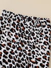 Adorable Crew Neck Pullover with Leopard Print Pants