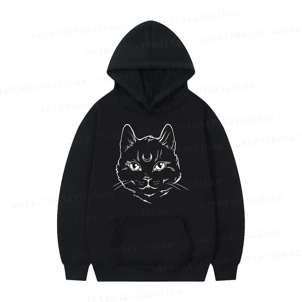 Noodle Cat Hoodie Black Cat Ramen Hoodie Ramen Cat Kawaii