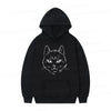 Noodle Cat Hoodie Black Cat Ramen Hoodie Ramen Cat Kawaii