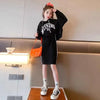 Spring & Autumn Outfits for Girls Hoodies + Skirts