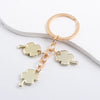 Cute Clover Enamel Keychain Lovely Plant Diaphanous Green Key Chains