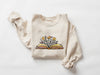 Cute Cartoon Book Flowers Print Women’s Sweatshirt
