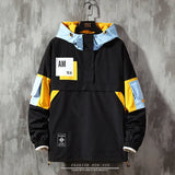 Men's Jacket hoodie Fashion Casual Streetwea Waterproof Windbreaker Coat