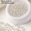0.4mm-1.5mm Nail Art Beads Steel Ball Metal Micro Caviars Alloy