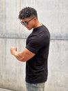 V neck Short Sleeve T Shirt Slim Fit Men cotton Casual Summer