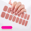 UV Semi-Cured Gel Nail Wraps Stickers Strips French Long Lasting