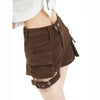 2000s Baggy Jean Shorts Women Korean Harajuku Style