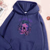 Beatdown Letter Skull Print Man Hoodie Autumn Fleece