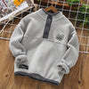Sweatshirt Autumn Winter Warm Fleece Top Kids