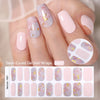 Pink Marble Nail Art Wraps