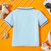 Kids Boys Summer Short Sleeve Polo Shirt Children's Toddler Outwear7-12y