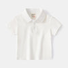 Polo Shirt Short Sleeve Kids Polos Tshirt Toddler Boy Girl Clothes