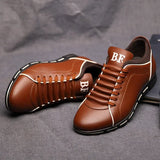 Breathable Leather Men's Casual Sneakers