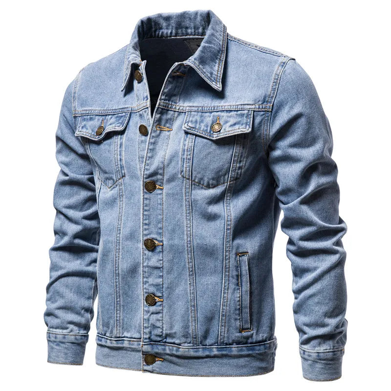 2025 Mens Slim Fit Denim Jackets