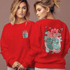 Anatomical Heart Flower Print Women Sweatshirts