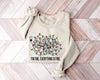 Christmas Lights Print Women’s Sweatshirt