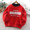 Autumn and Winter Children's Warm Fleece Sweatshirt