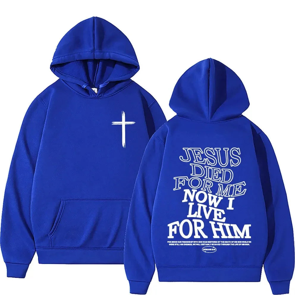 Jesus Died for Me Women’s Cross Hoodie