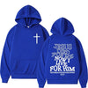 Jesus Died for Me Women’s Cross Hoodie