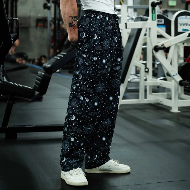Style Sweatpants Fashion Men's Clothing Breathable Quick Drying Loose Pants