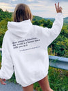 Dear Person Behind Me Hoodie Aesthetic Sweatshirt Words on back Hoodie