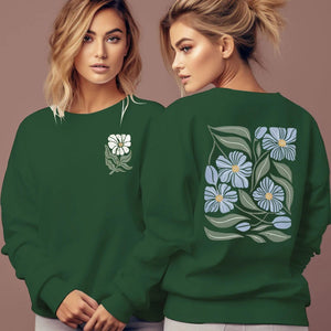 Women Bohemian Floral Print Sweatshirt