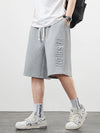 2024 Men's Shorts Fashion Letter Loose Cotton Sweat Short Pants Straight