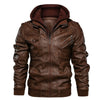 Men's PU Leather Jacket Casual Motorcycle