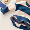 2025 Autumn Striped Boys Fashion Sweatshirts Kids
