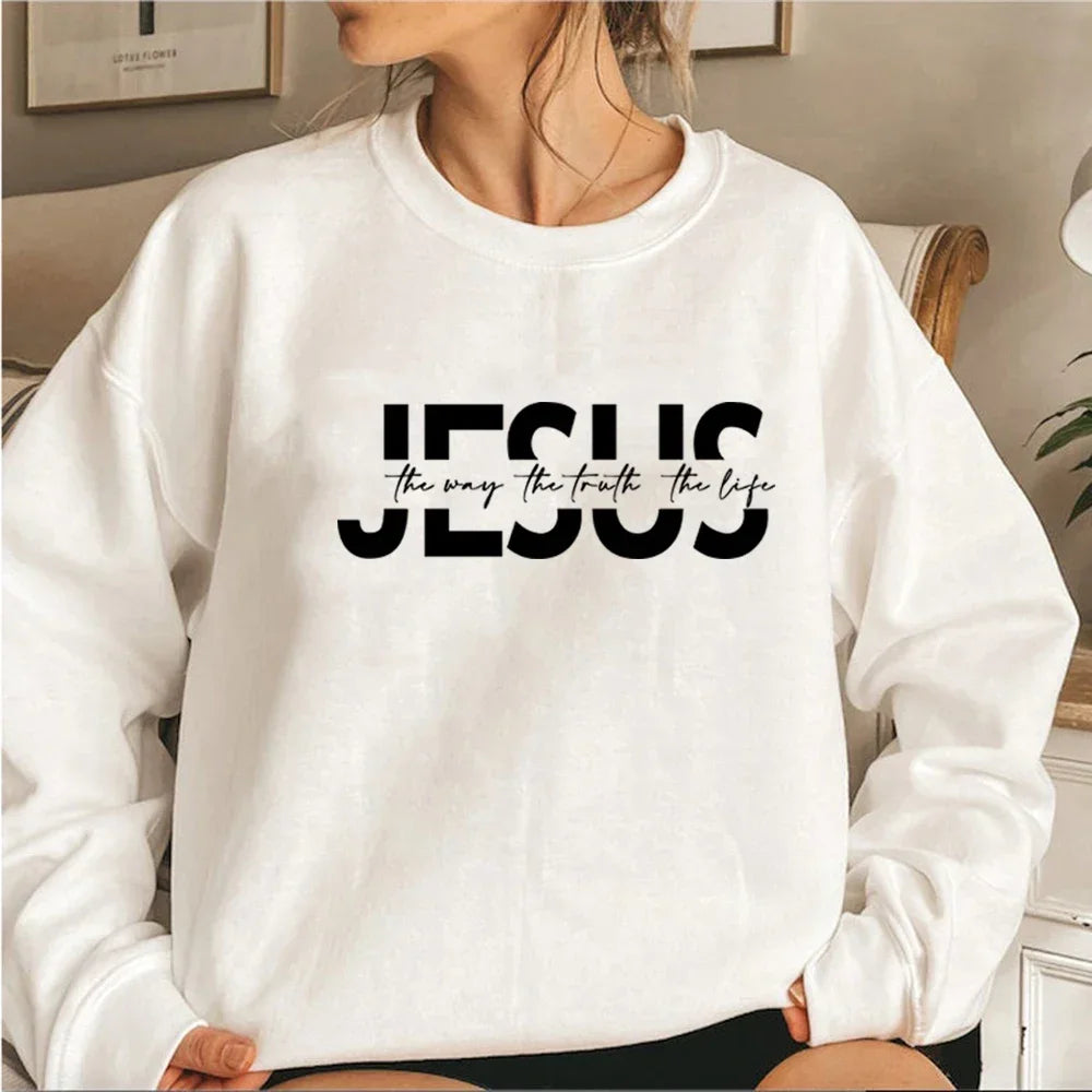 Jesus Way Truth Life Christian Sweatshirt Gift