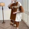 Men Alphabet Top Jogging Sports Suits Shorts Sets Sweatshirt Tracksuit