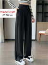 High Waist Suit Wide Leg Women's Pants