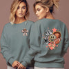 Women’s Leopard Print Football Sweatshirt