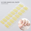 UV Semi-Cured Gel Nail Wraps Stickers Strips French Long Lasting