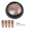 Nail Chrome Powder Bronze Rose Gold Chameleon Mirror