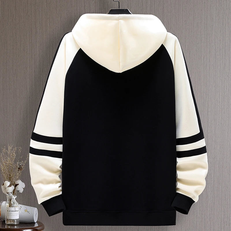 Spring Autumn Men's Cotton Hoodies Streetwear Long Sleeve Sweatshirt Casual