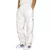 Men Wool Joggers Multi-Pocket Casual Street Pants
