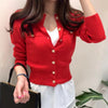 2024 Autumn Long Sleeve Fashion Women Cardigans Sweater