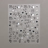 Cartoon Black Cat Nail Stickers Cute Graffiti Painting Kitten Designs