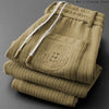 Autumn Winter Casual Men's Straight Leg Pants Soft Corduroy Sweatpants