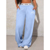 Letter Print Wide Leg Sweatpants