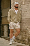 Style Withered Leaf Men's Casual Camouflage Retro Letter